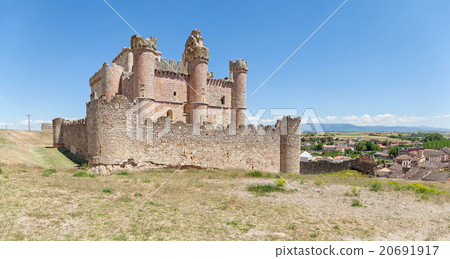 Panoramic view on Castle of Turegano 20691917
