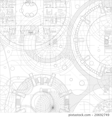 Architectural blueprint. Architectural blueprint. 20692749