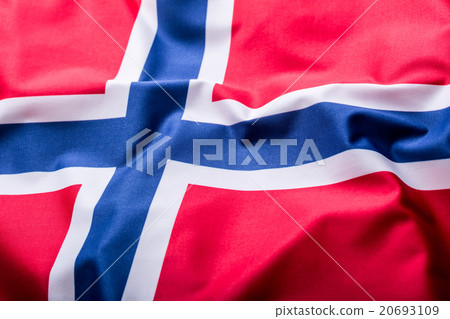 Flags of the Norway and the European Union. Flags of the Norway and the European Union. 20693109