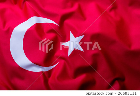 Flags of the Turkey and the European Union. Flags of the Turkey and the European Union. 20693111