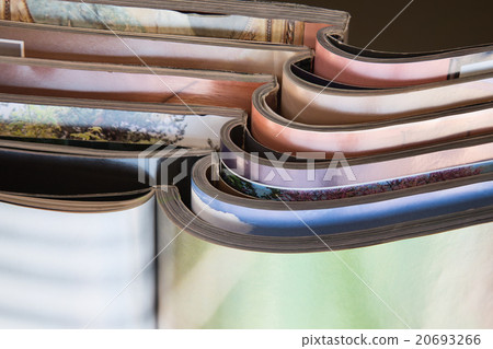 pile of magazines - colorful pile of magazines - colorful 20693266