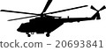 helicopter vector silhouette 20693841