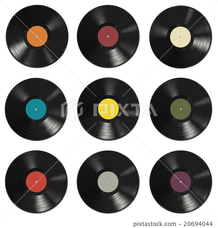 Vinyl records pattern Vinyl records pattern 20694044