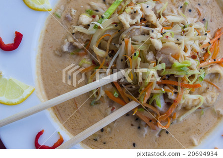 chinese soup ramen with noodles and meat chinese soup ramen with noodles and meat 20694934