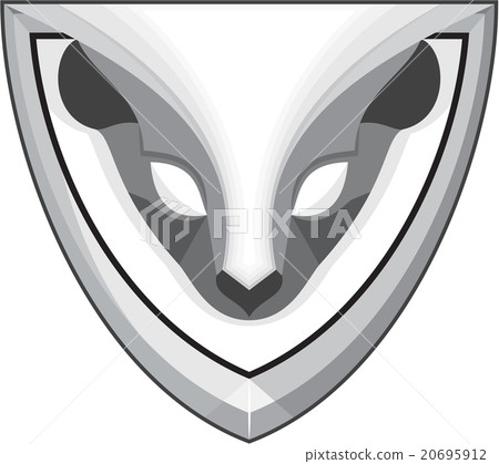 Skunk Head Front Shield Retro Skunk Head Front Shield Retro 20695912