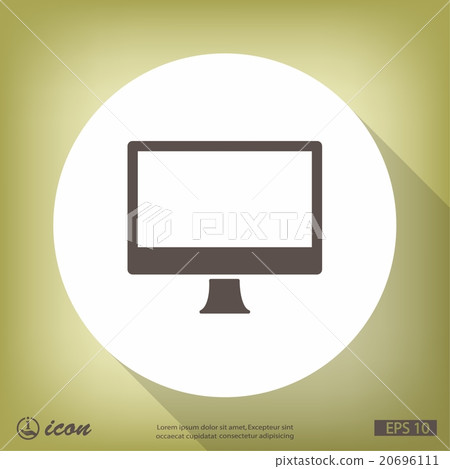 Pictograph of computer - Stock Illustration [20696111] - PIXTA