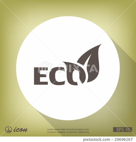 Pictograph of eco Pictograph of eco 20696267