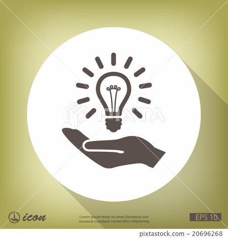 Pictograph of light bulb Pictograph of light bulb 20696268