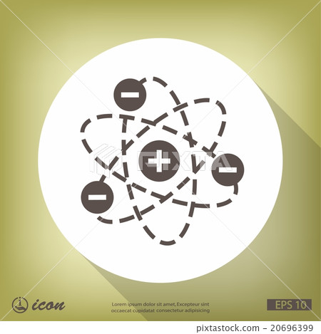 Pictograph of atom Pictograph of atom 20696399