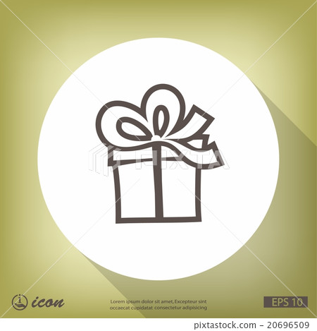 Pictograph of gift Pictograph of gift 20696509