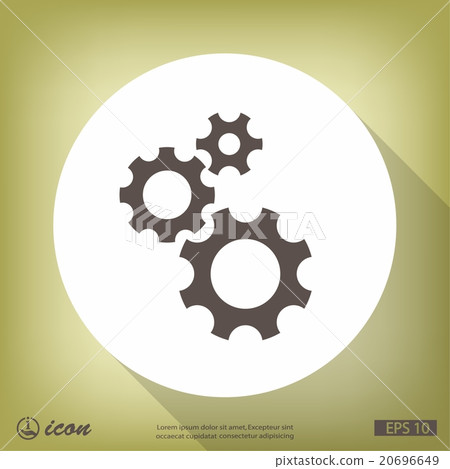 Pictograph of gear Pictograph of gear 20696649