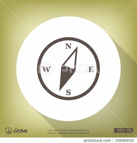Pictograph of compass Pictograph of compass 20696656