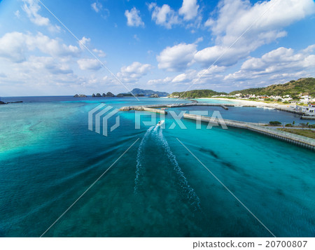Kerama群島和Akajima的美麗的大海 20700807