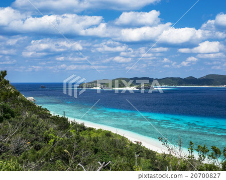 喀拉瑪群島和Akajima（西濱海灘）的美麗海景 20700827