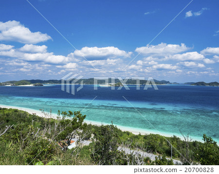 喀拉瑪群島和Akajima（西濱海灘）的美麗海景 20700828