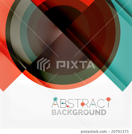 Geometric design abstract background - circles 20701371