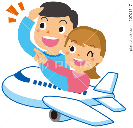乘坐飛機的男性和女性 20701547