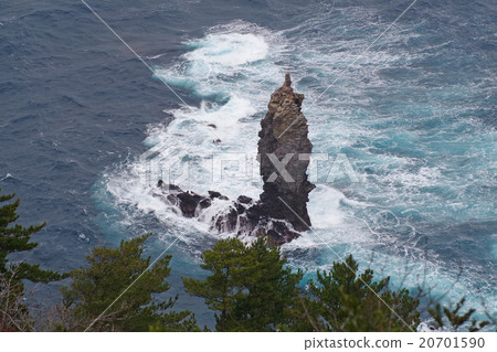 冬天從觀測所看見的蠟燭岩石 冬天從觀測所看見的蠟燭岩石 20701590