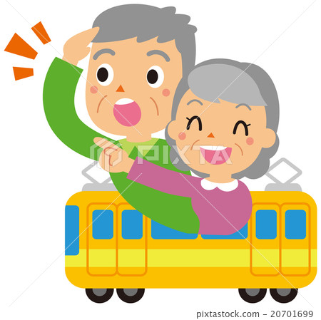 乘火車的一對老夫婦 乘火車的一對老夫婦 20701699