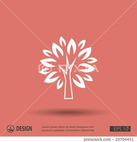 Pictograph of tree Pictograph of tree 20704451