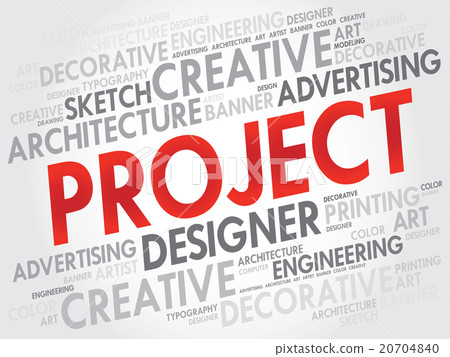 PROJECT word cloud - Stock Illustration [20704840] - PIXTA