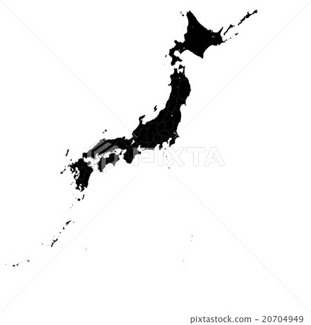 日本地圖縣邊界 日本地圖縣邊界 20704949