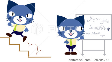 Business cat skill up Business cat skill up 20705268