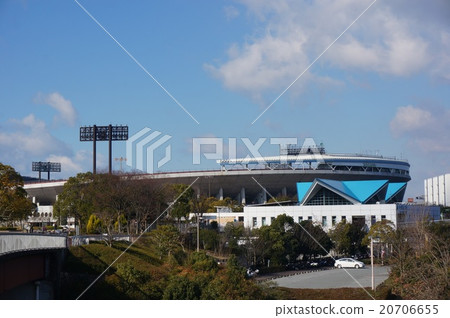 Kobe General Sports Park: Municipal subway "Comprehensive athletic park station" and a ballpark 20706655