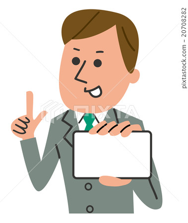 A man with a card 20708282