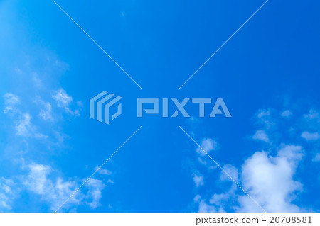天空覆蓋藍天白色雲彩綜合性背景材料照片材料拷貝空間 20708581