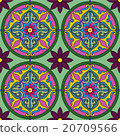Seamless colorful vintage background, vector 20709566