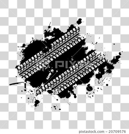 Tire track background Tire track background 20709576