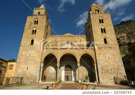 The Cathedral-Basilica of Cefalu, Sicily, Italy The Cathedral-Basilica of Cefalu, Sicily, Italy 20709743