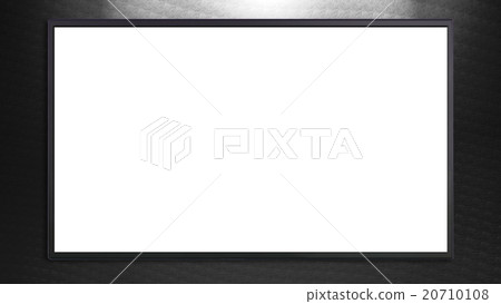 large TV display on background wall white large TV display on background wall white 20710108