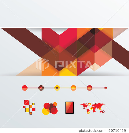 Simple infographic dashboard template Simple infographic dashboard template 20710439