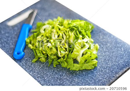 cutting salad cutting salad 20710596