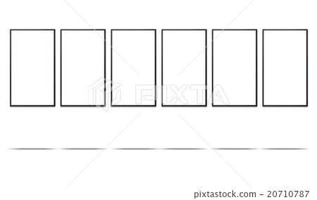 advertisement display on white background 20710787