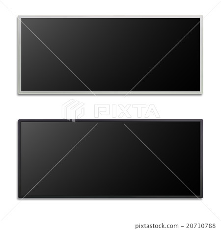 blank of led cinema display isolated 20710788