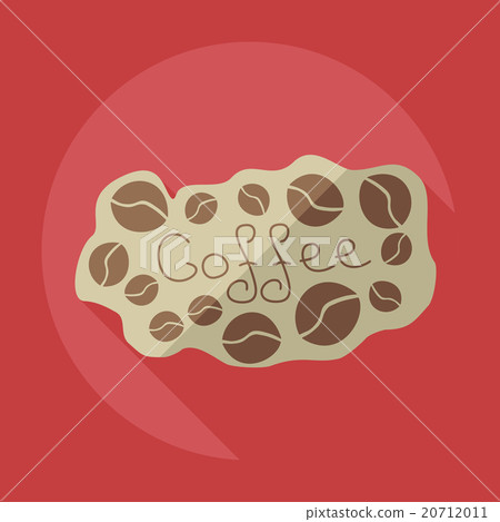 Flat modern design with shadow icon coffee Flat modern design with shadow icon coffee 20712011
