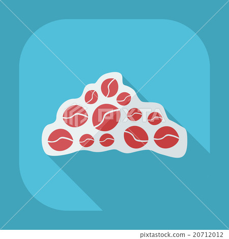 Flat modern design with shadow icon coffee 20712012