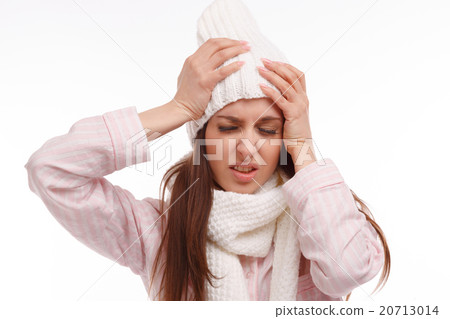 Young sick woman  20713014