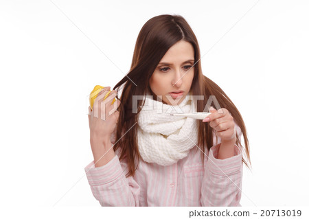 Young sick woman Young sick woman 20713019
