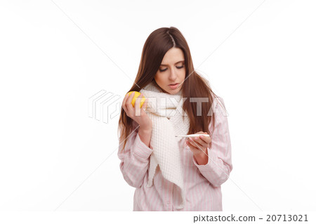 Young sick woman Young sick woman 20713021
