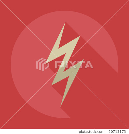 Flat modern design with shadow icons warning Flat modern design with shadow icons warning 20713173