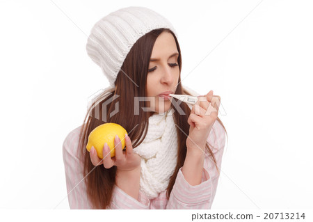 Young sick woman Young sick woman 20713214