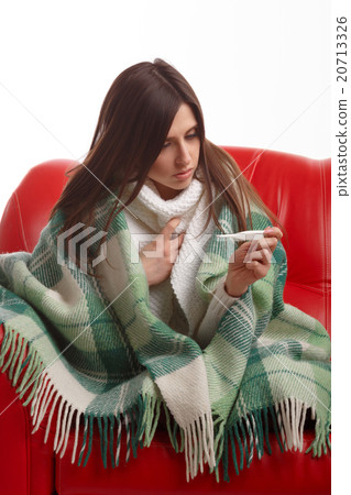 Young sick woman Young sick woman 20713326
