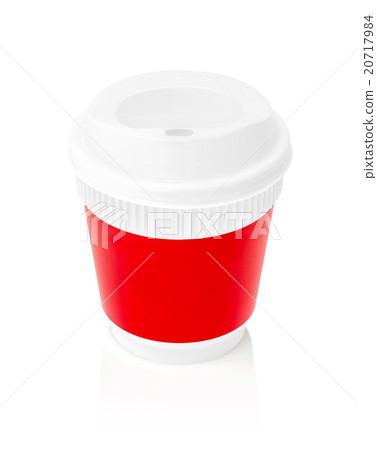 blank packaging coffee cup to go isolated on white 20717984