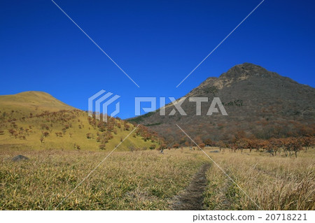 [Mt. Yufu] Bungo Fuji where autumn deepens 20718221