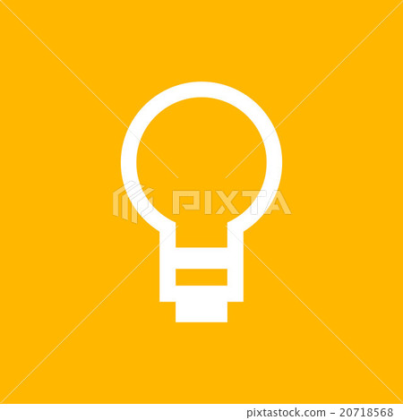 Light bulb vector icon Light bulb vector icon 20718568