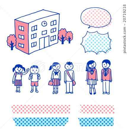 School illustration 20719218